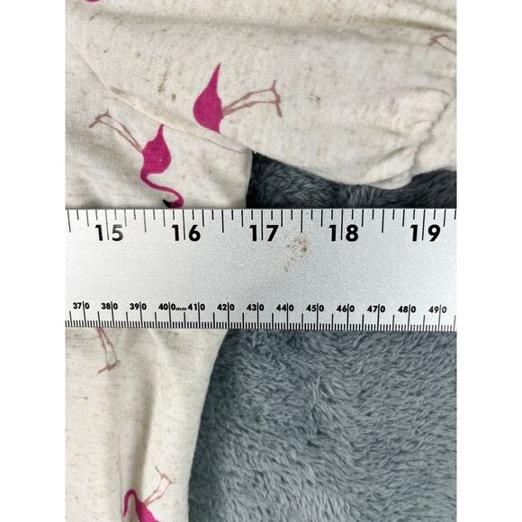 89th + Madison Women's Top S Pink Flamingo Print Puff Sleeve NWT - Picture 8 of 10